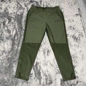 Skora Pants Mens Large Green Qwick Dry Athletic Joggers Stretch Quick Dry